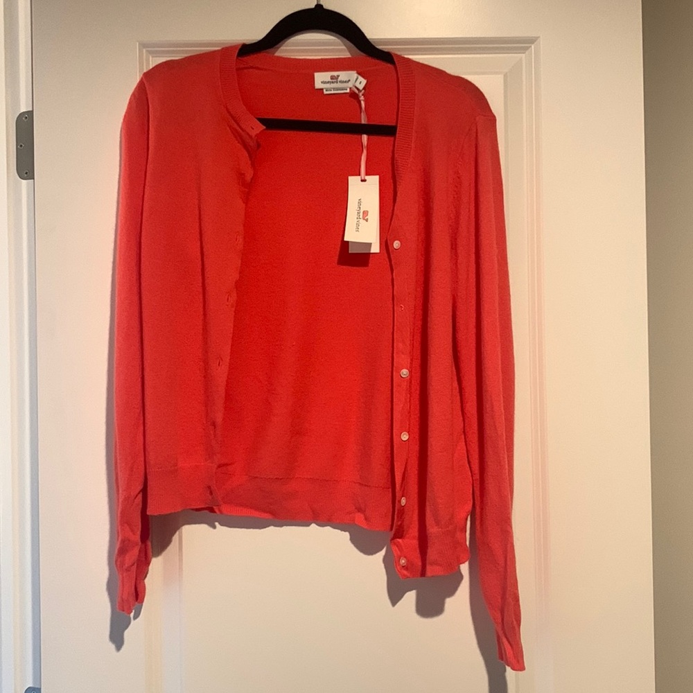 Vineyard Vines Cardigan (with Cashmere) *MISSING BUTTON*